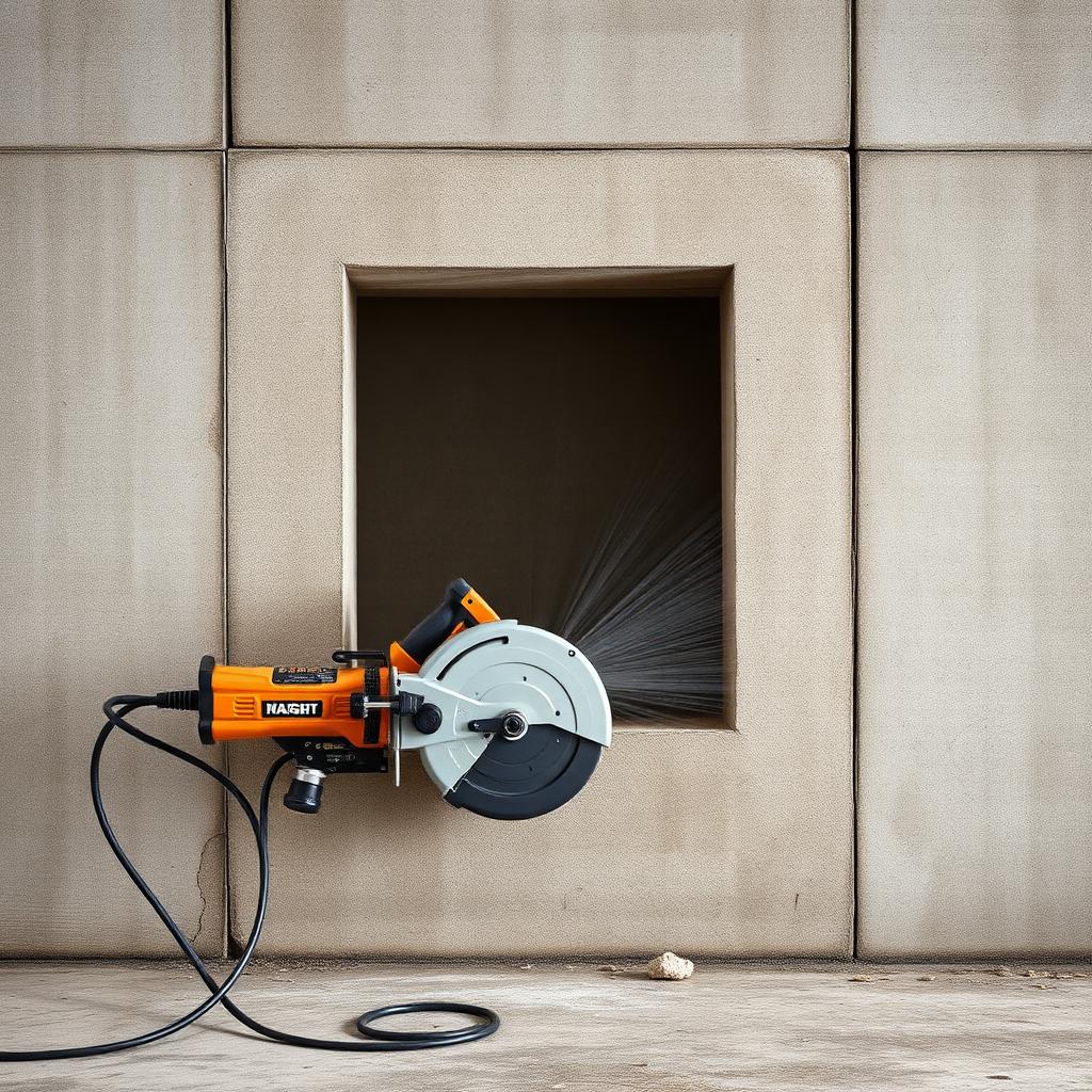 Wall Saw Cutting